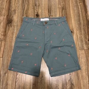 30W 9.5" Inseam Paper Denim and Cloth Spring Green Shorts for man NWT slim fit